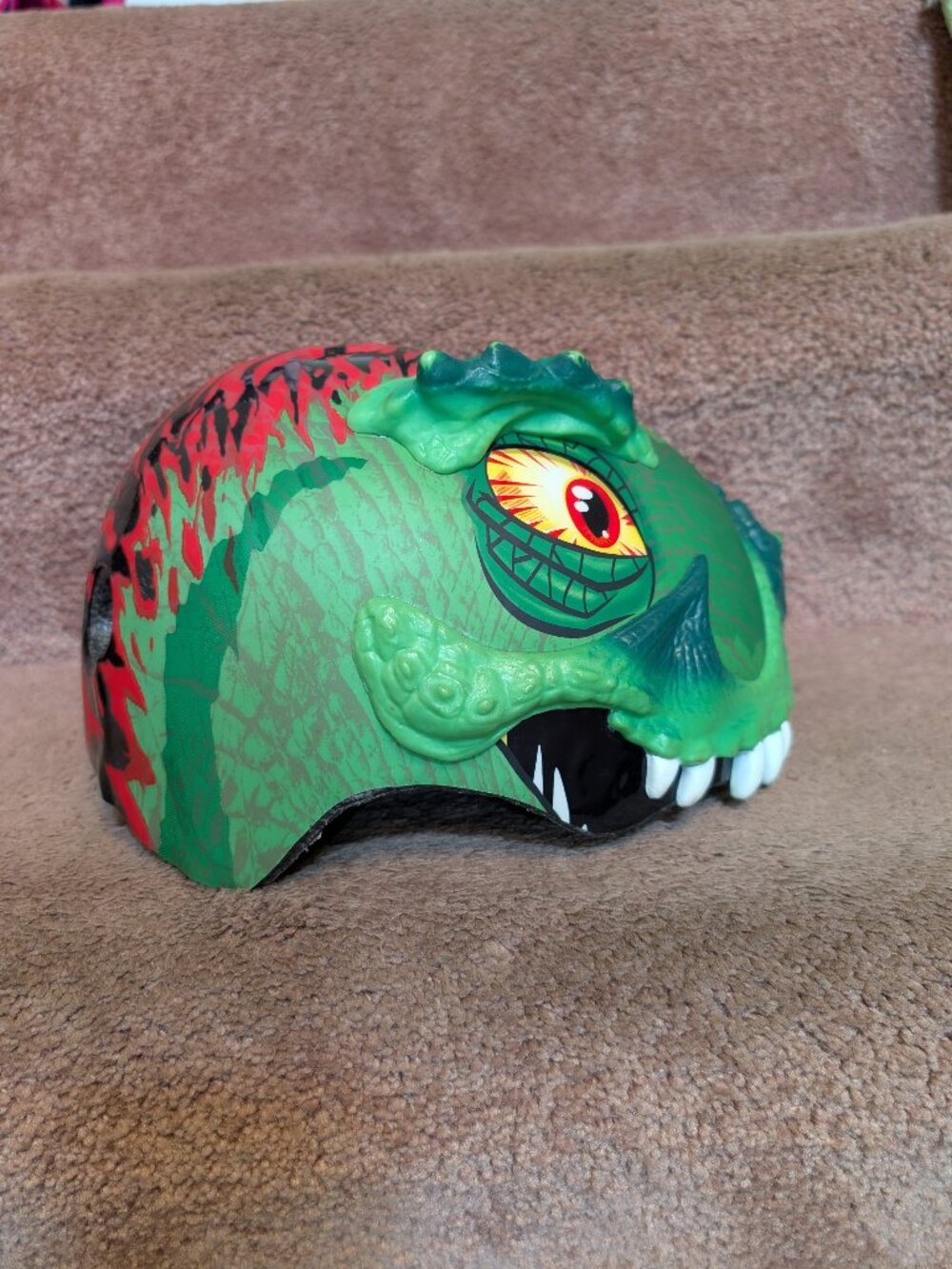 Raskullz helmet dinosaur size small (50-54cm) green red - Picture 5 of 11